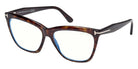 Tom Ford® FT6064-B FT6064-B 052 56 - Dark Havana / Blue Filter Eyeglasses