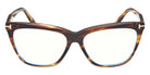 Tom Ford® FT6064-B FT6064-B 055 56 - Colored Havana / Blue Filter Eyeglasses
