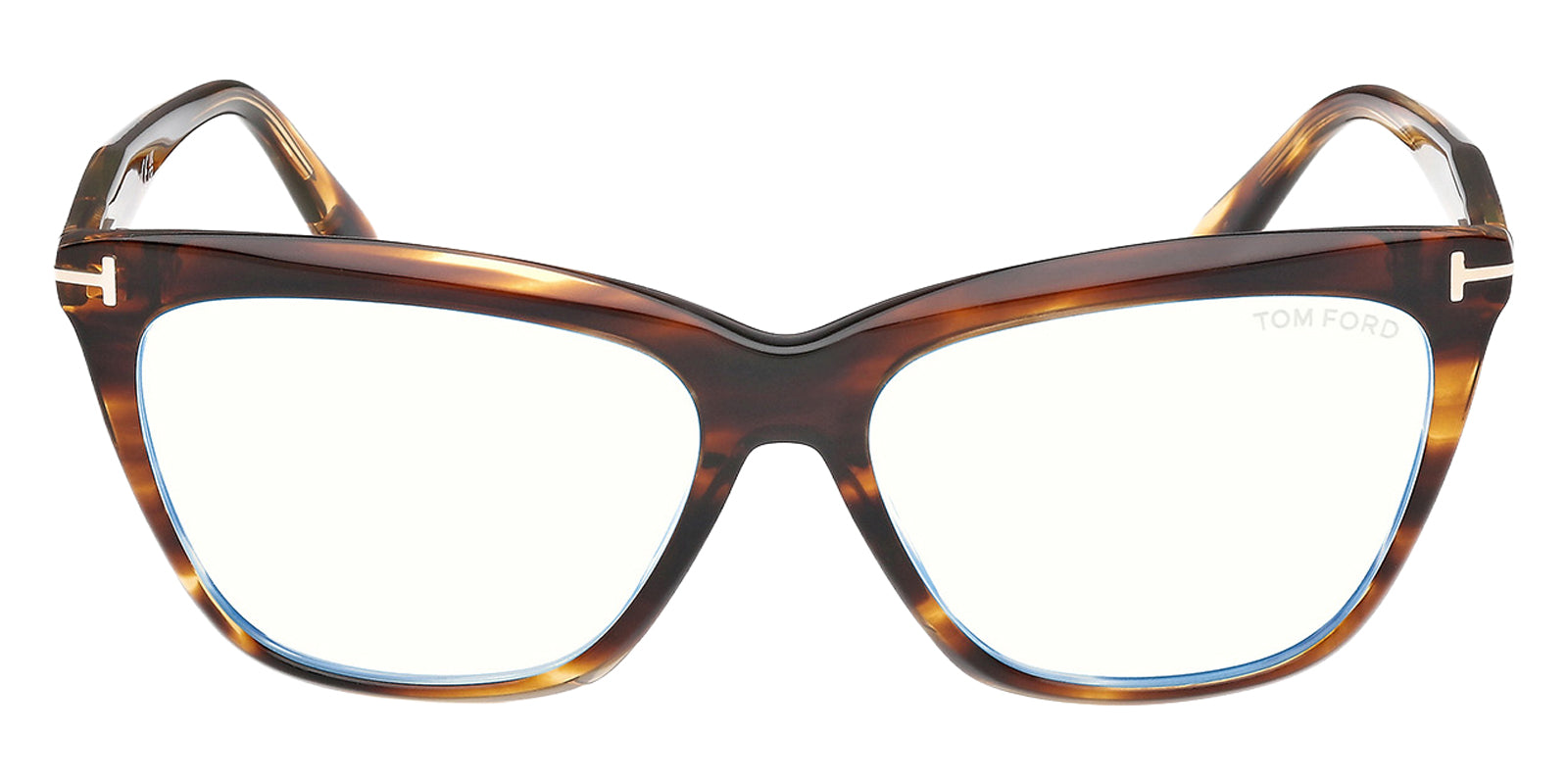 Tom Ford® FT6064-B FT6064-B 055 56 - Colored Havana / Blue Filter Eyeglasses
