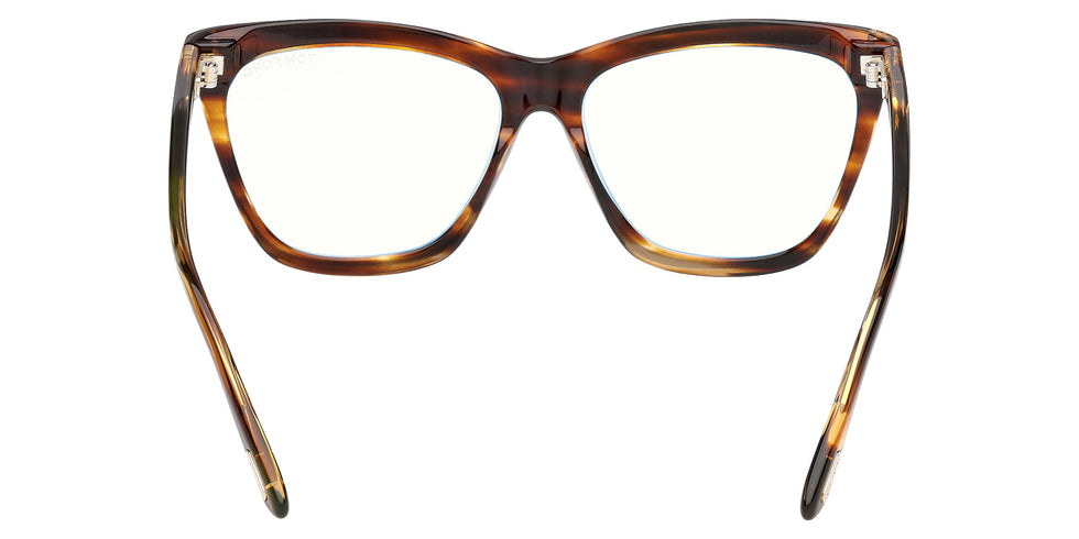 Tom Ford® FT6064-B FT6064-B 055 56 - Colored Havana / Blue Filter Eyeglasses