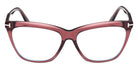 Tom Ford® FT6064-B FT6064-B 071 56 - Shiny Bordeaux / Blue Filter Eyeglasses