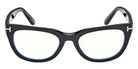 Tom Ford® FT6066-B Eyeglasses FT6066-B 001 53 - 001 - Shiny Black/Shiny Black