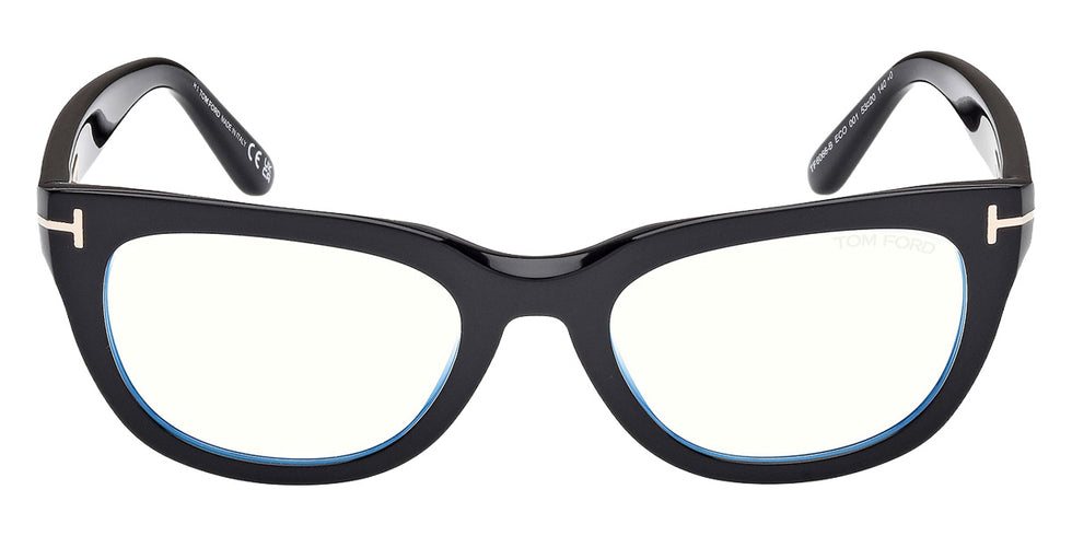 Tom Ford® FT6066-B Eyeglasses FT6066-B 001 53 - 001 - Shiny Black/Shiny Black