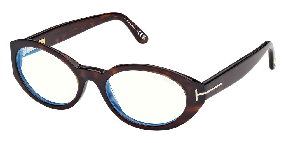 Tom Ford® FT6067-B Eyeglasses FT6067-B 052 54 - 052 - Dark Havana/Dark Havana