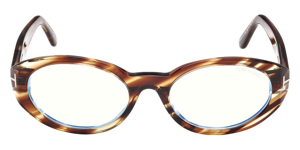 Tom Ford® FT6067-B Eyeglasses FT6067-B 055 54 - 055 - Coloured Havana/Coloured Havana