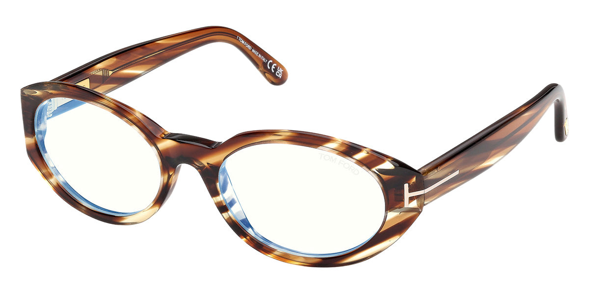 Tom Ford® FT6067-B Eyeglasses FT6067-B 055 54 - 055 - Coloured Havana/Coloured Havana