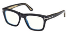 Tom Ford® FT6076-F-B Eyeglasses FT6076-F-B 001 54 - 001 - Shiny Black/Shiny Black