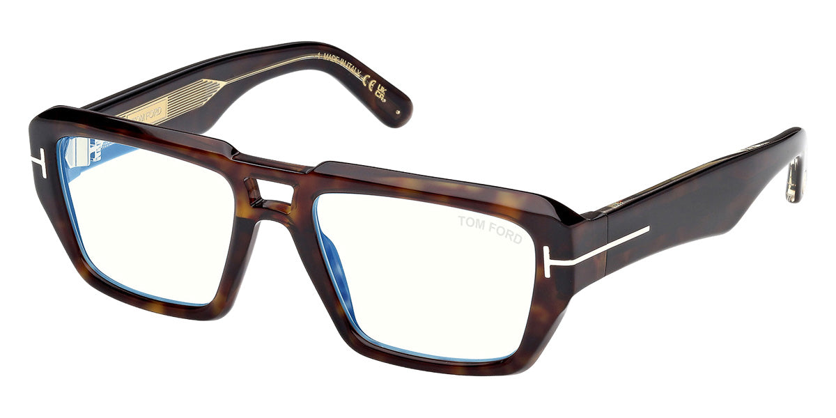 Tom Ford® FT6077-B Eyeglasses FT6077-B 052 54 - 052 - Dark Havana/Dark Havana