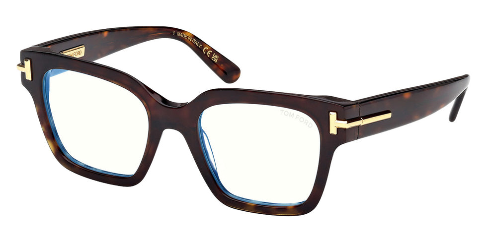 Tom Ford® FT6078-B Eyeglasses FT6078-B 052 52 - 052 - Dark Havana/Dark Havana