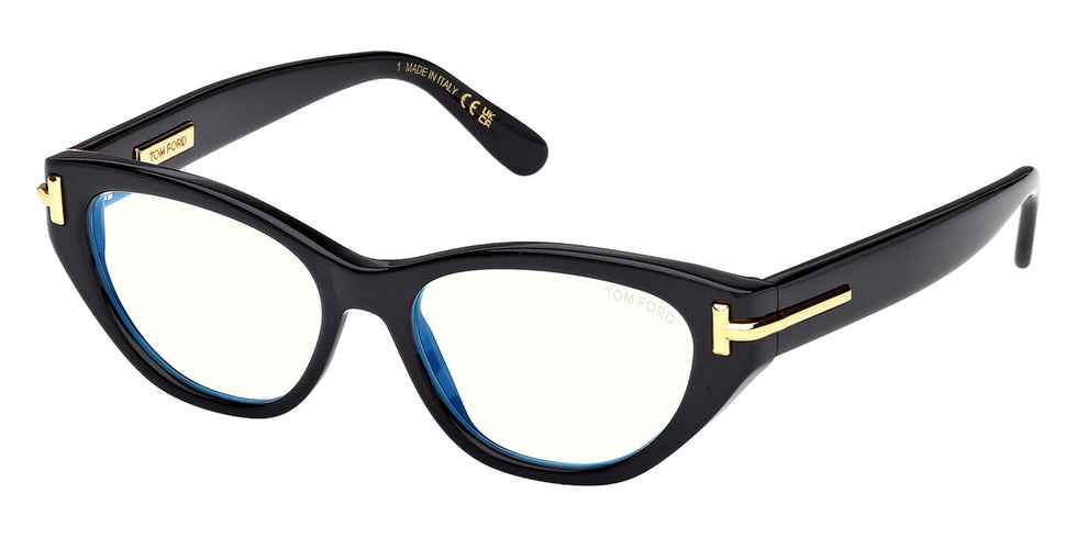 Tom Ford® FT6079-B Eyeglasses FT6079-B 001 52 - 001 - Shiny Black/Shiny Black