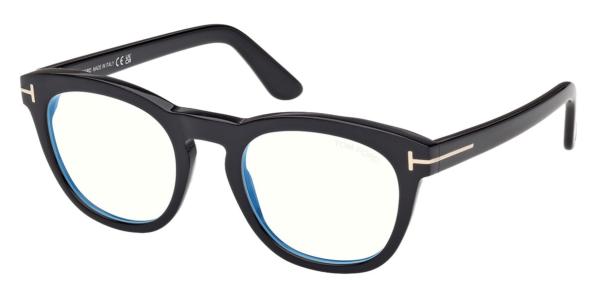 Tom Ford® FT6081-B Eyeglasses FT6081-B 001 51 - 001 - Shiny Black/Shiny Black