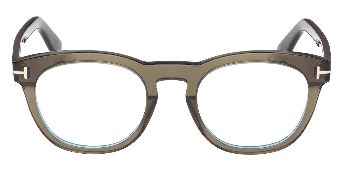 Tom Ford® FT6081-B Eyeglasses FT6081-B 098 51 - 098 - Shiny Dark Green/Shiny Dark Green