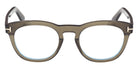 Tom Ford® FT6081-B Eyeglasses FT6081-B 098 51 - 098 - Shiny Dark Green/Shiny Dark Green