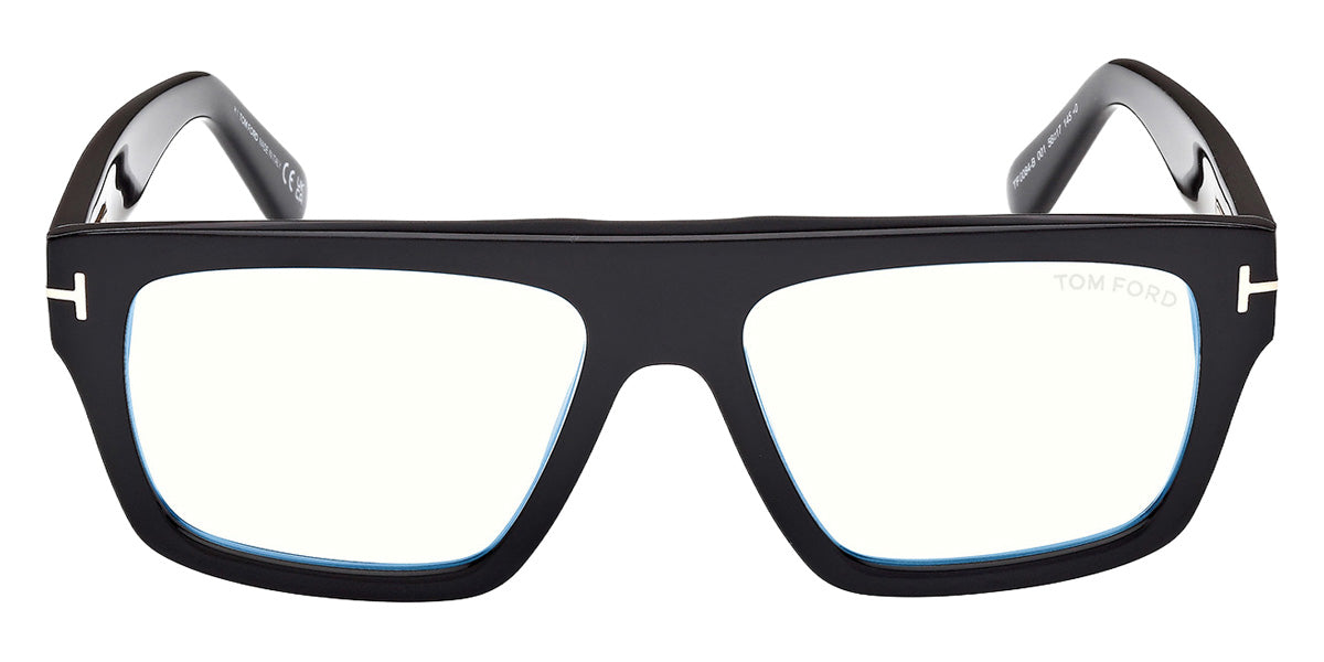 Tom Ford® FT6084-B Eyeglasses FT6084-B 001 56 - 001 - Shiny Black/Shiny Black
