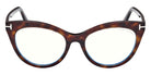 Tom Ford® FT6091-B Eyeglasses FT6091-B 052 53 - 052 - Dark Havana/Dark Havana