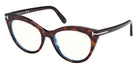 Tom Ford® FT6091-B Eyeglasses FT6091-B 052 53 - 052 - Dark Havana/Dark Havana
