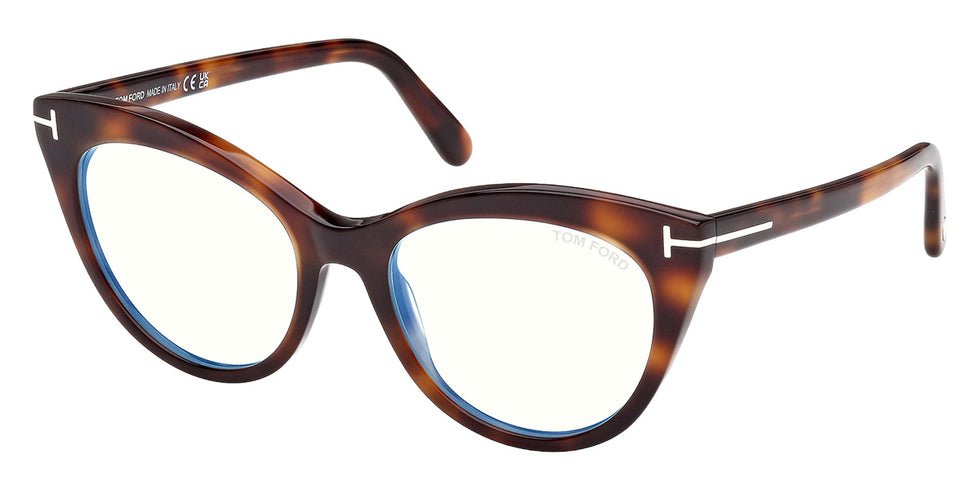 Tom Ford® FT6091-B Eyeglasses FT6091-B 053 53 - 053 - Blonde Havana/Blonde Havana