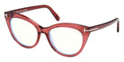Tom Ford® FT6091-B Eyeglasses FT6091-B 069 53 - 069 - Shiny Bordeaux/Shiny Bordeaux