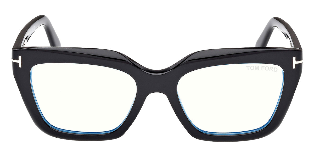 Tom Ford® FT6093-B Eyeglasses FT6093-B 001 53 - 001 - Shiny Black/Shiny Black
