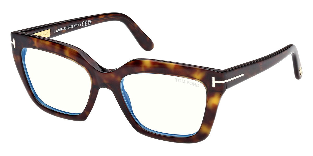 Tom Ford® FT6093-B Eyeglasses FT6093-B 052 53 - 052 - Dark Havana/Dark Havana
