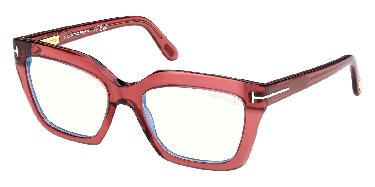 Tom Ford® FT6093-B Eyeglasses FT6093-B 069 53 - 069 - Shiny Bordeaux/Shiny Bordeaux