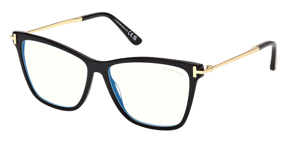 Tom Ford® FT6097-B Eyeglasses FT6097-B 001 53 - 001 - Shiny Black/Shiny Black
