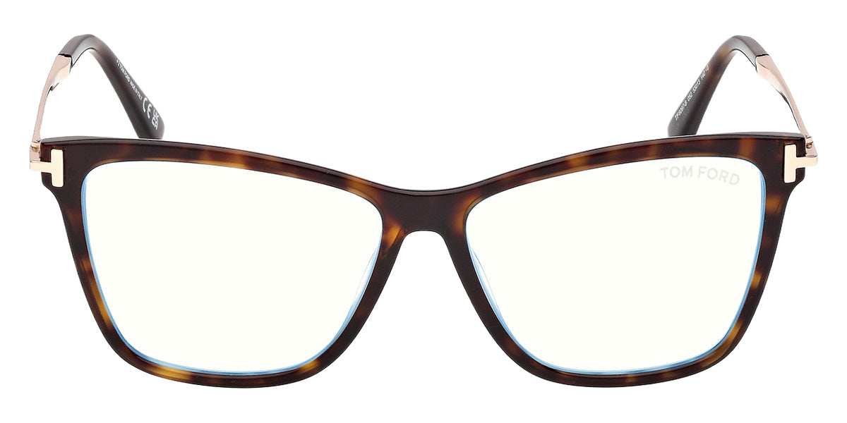Tom Ford® FT6097-B Eyeglasses FT6097-B 052 53 - 052 - Dark Havana/Dark Havana