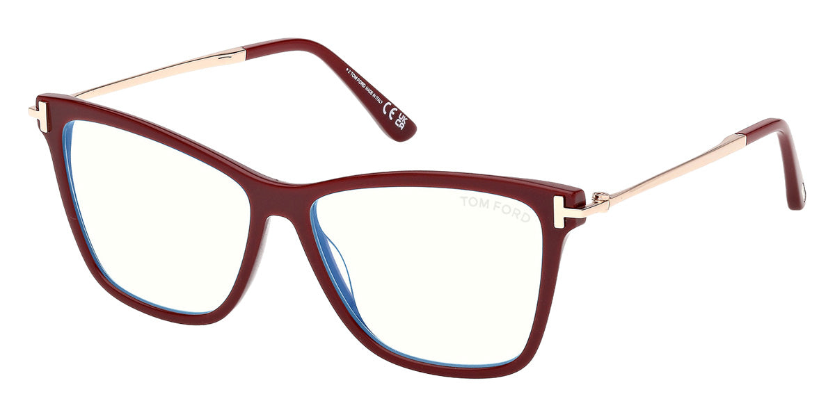 Tom Ford® FT6097-B Eyeglasses FT6097-B 069 53 - 069 - Shiny Bordeaux/Shiny Bordeaux