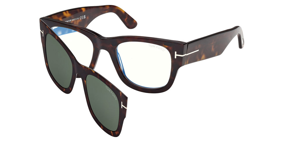 Tom Ford® FT6099-B Eyeglasses FT6099-B 052 51 - 052 - Dark Havana/Dark Havana