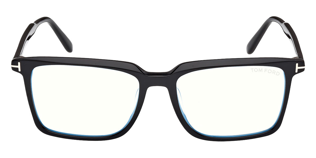 Tom Ford® FT6100-D-B Eyeglasses FT6100-D-B 001 56 - 001 - Shiny Black/Shiny Black