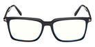 Tom Ford® FT6100-D-B Eyeglasses FT6100-D-B 001 56 - 001 - Shiny Black/Shiny Black