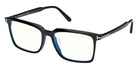 Tom Ford® FT6100-D-B Eyeglasses FT6100-D-B 001 56 - 001 - Shiny Black/Shiny Black