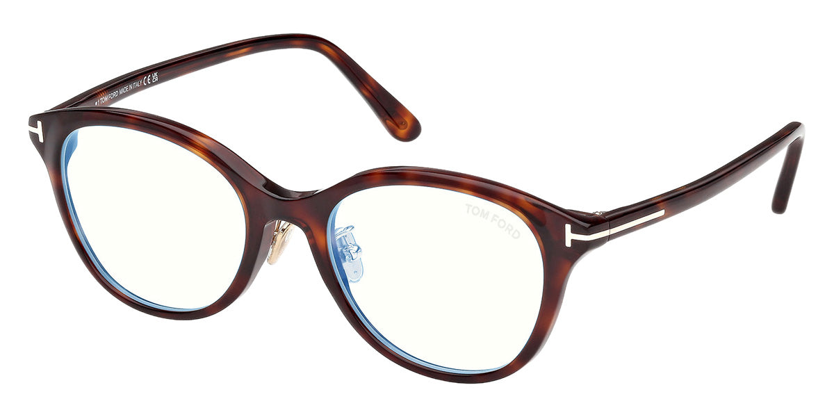 Tom Ford® FT6102-D-B Eyeglasses FT6102-D-B 054 52 - 054 - Red Havana/Red Havana