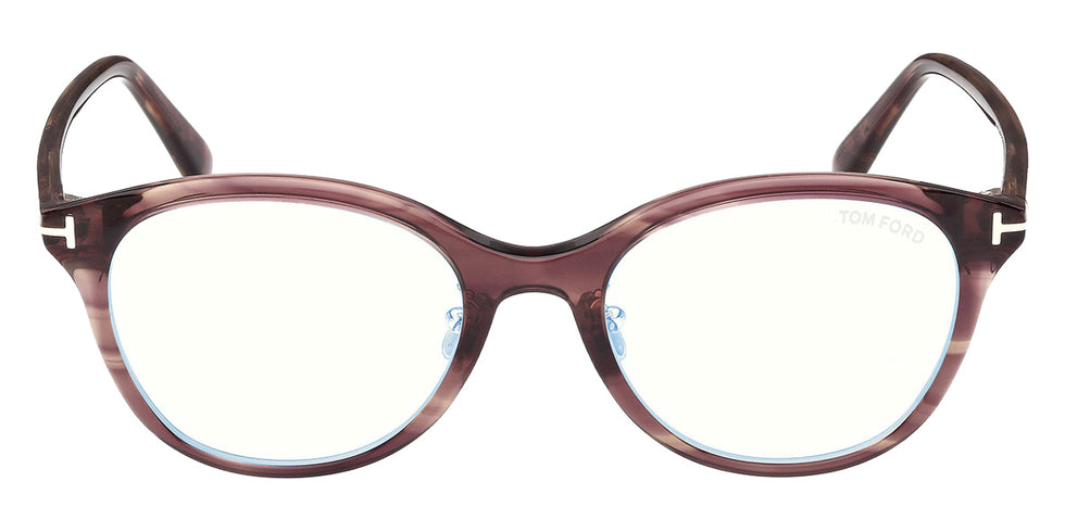 Tom Ford® FT6102-D-B Eyeglasses FT6102-D-B 055 52 - 055 - Coloured Havana/Coloured Havana