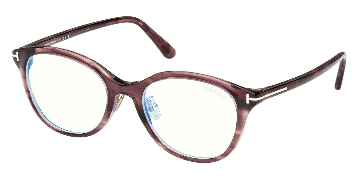 Tom Ford® FT6102-D-B Eyeglasses FT6102-D-B 055 52 - 055 - Coloured Havana/Coloured Havana