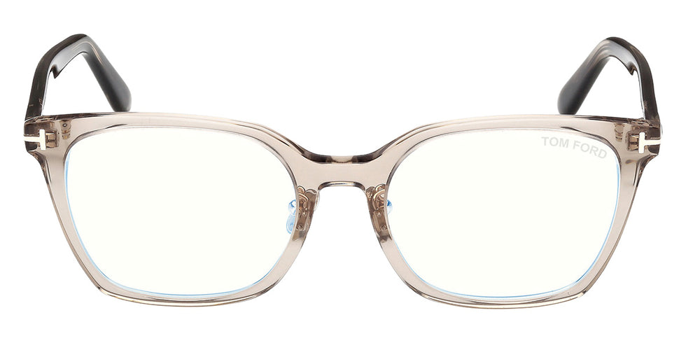 Tom Ford® FT6103-D-B Eyeglasses FT6103-D-B 045 53 - 045 - Shiny Light Brown/Shiny Light Brown