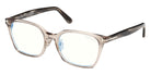 Tom Ford® FT6103-D-B Eyeglasses FT6103-D-B 045 53 - 045 - Shiny Light Brown/Shiny Light Brown
