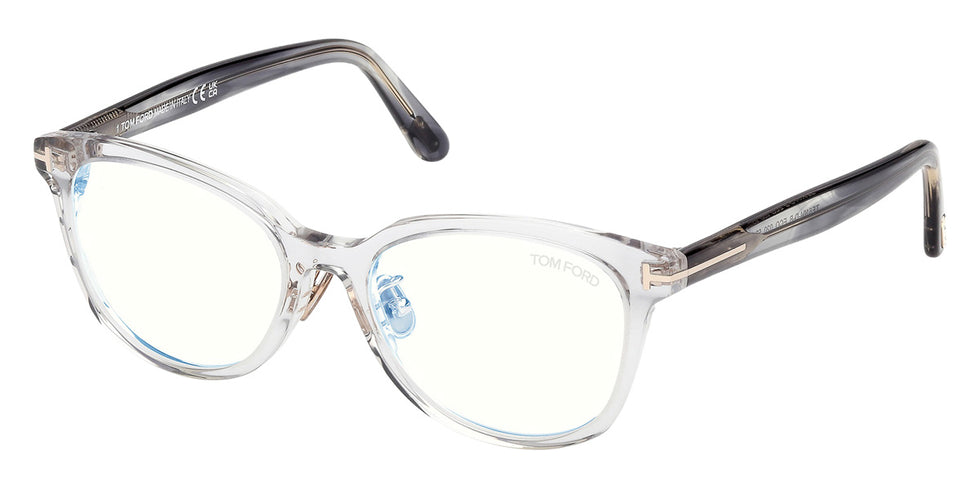 Tom Ford® FT6104-D-B Eyeglasses FT6104-D-B 020 52 - 020 - Shiny Grey/Shiny Grey