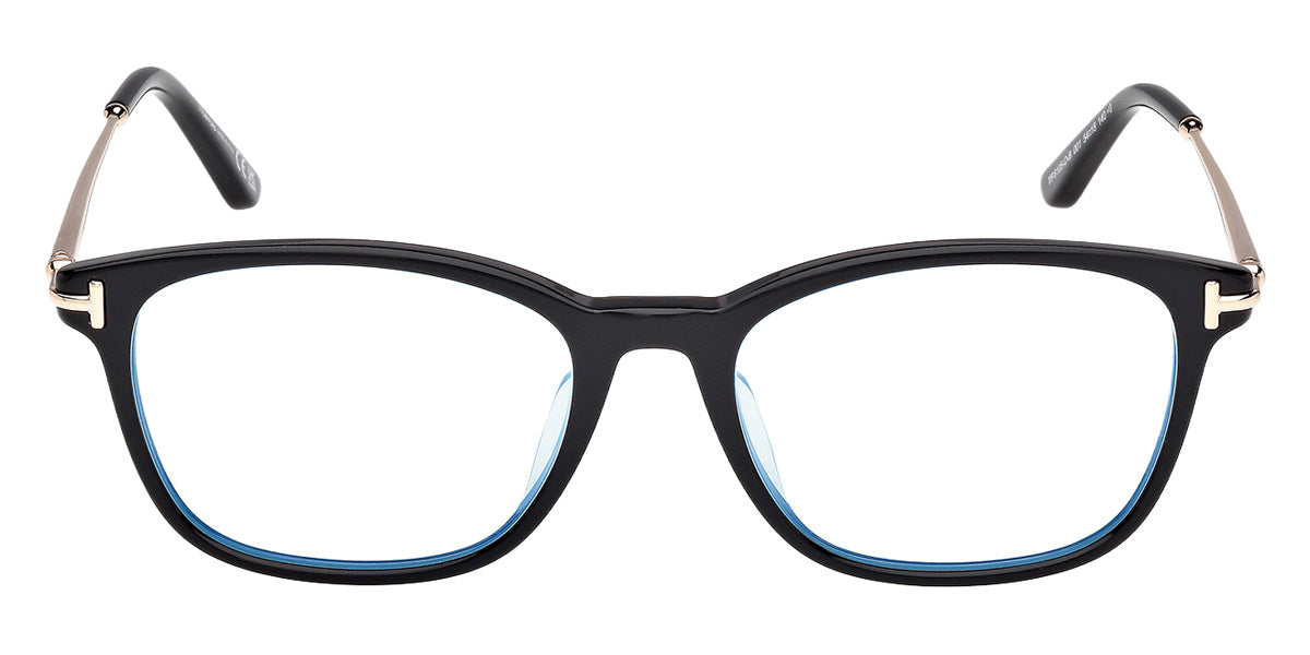 Tom Ford® FT6105-D-B Eyeglasses FT6105-D-B 001 54 - 001 - Shiny Black/Shiny Black