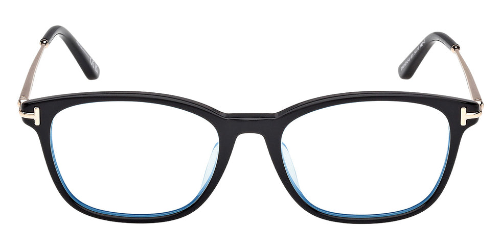 Tom Ford® FT6105-D-B Eyeglasses FT6105-D-B 001 54 - 001 - Shiny Black/Shiny Black