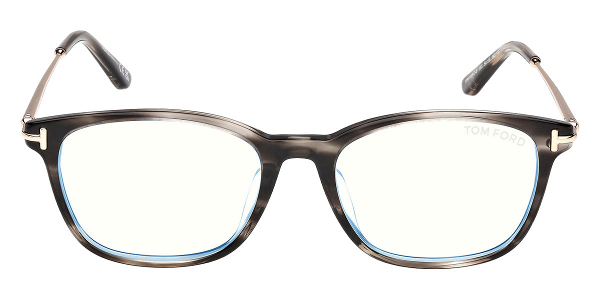 Tom Ford® FT6105-D-B Eyeglasses FT6105-D-B 055 54 - 055 - Coloured Havana/Coloured Havana