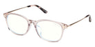 Tom Ford® FT6105-D-B Eyeglasses FT6105-D-B 072 54 - 072 - Shiny Light Pink/Coloured Havana