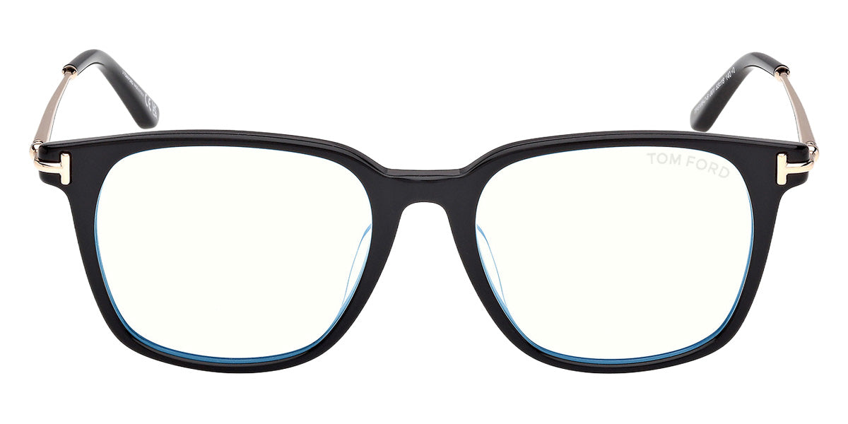 Tom Ford® FT6106-D-B Eyeglasses FT6106-D-B 001 53 - 001 - Shiny Black/Shiny Black