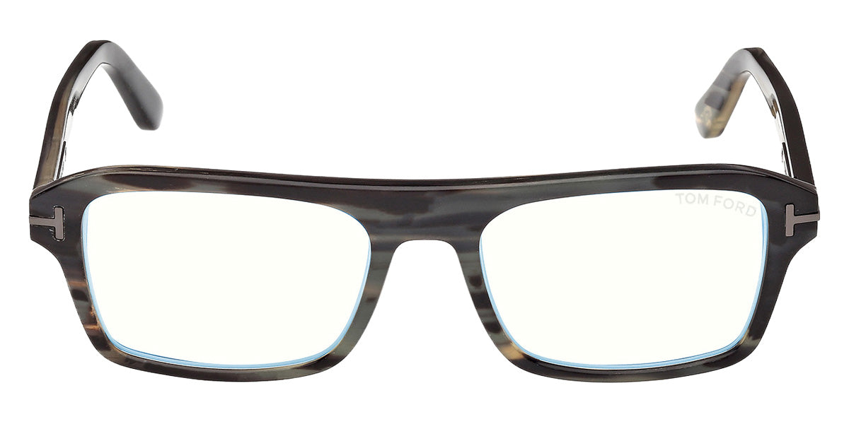 Tom Ford® FT6108-P-B Eyeglasses FT6108-P-B 062 54 - 062 - Brown Horn/Brown Horn