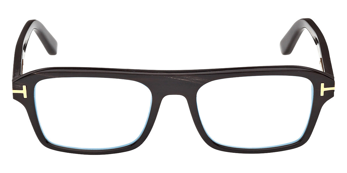 Tom Ford® FT6108-P-B Eyeglasses FT6108-P-B 063 54 - 063 - Black Horn/Black Horn