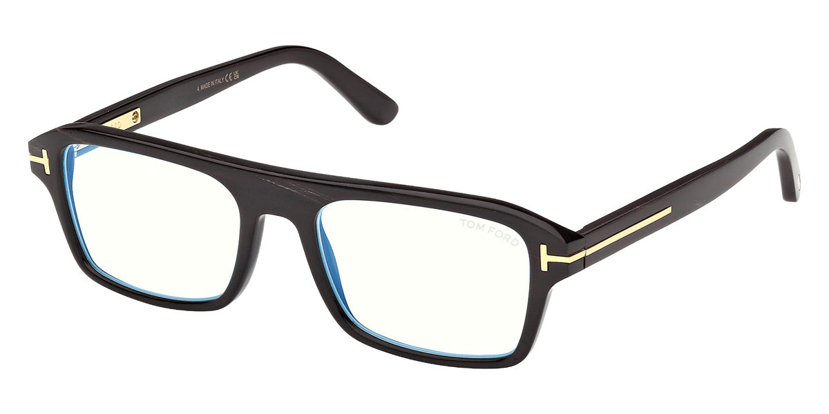 Tom Ford® FT6108-P-B Eyeglasses FT6108-P-B 063 54 - 063 - Black Horn/Black Horn