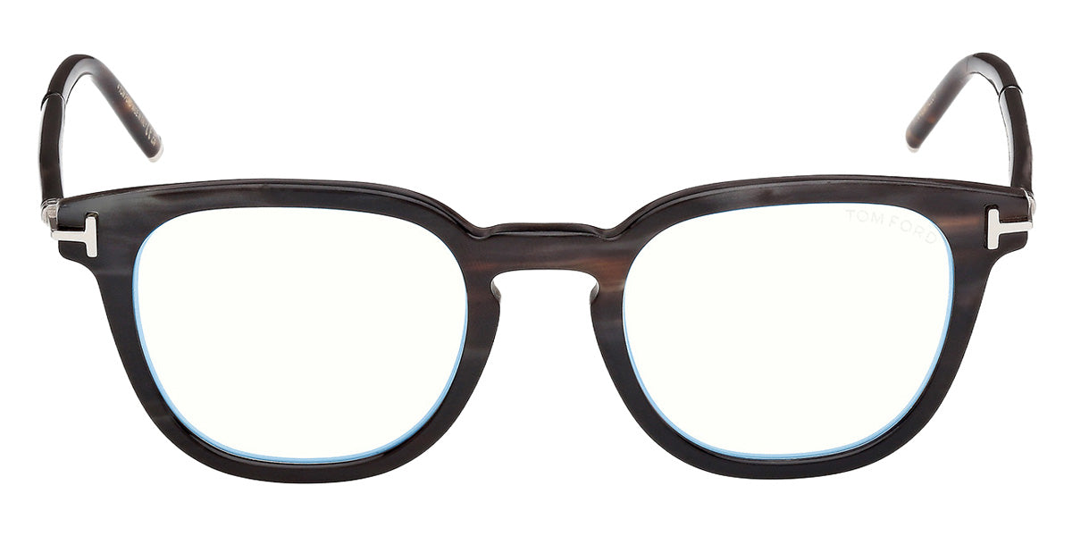 Tom Ford® FT6109-P-B Eyeglasses FT6109-P-B 062 49 - 062 - Brown Horn/Brown Horn