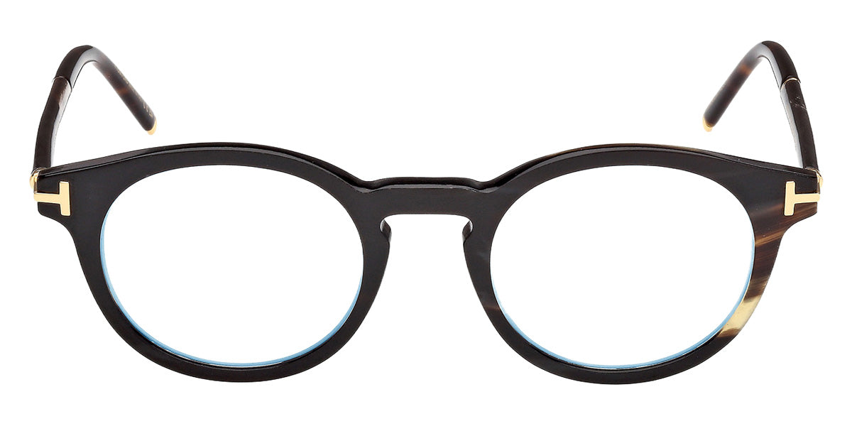 Tom Ford® FT6110-P-B Eyeglasses FT6110-P-B 062 49 - 062 - Brown Horn/Brown Horn