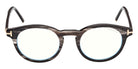 Tom Ford® FT6110-P-B Eyeglasses FT6110-P-B 063 49 - 063 - Black Horn/Black Horn