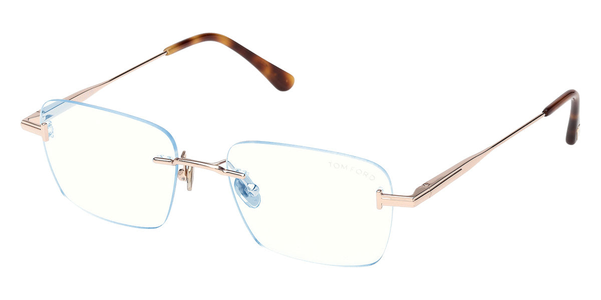 Tom Ford® FT6117-B Eyeglasses FT6117-B 028 54 - 028 - Shiny Rose Gold/Shiny Rose Gold